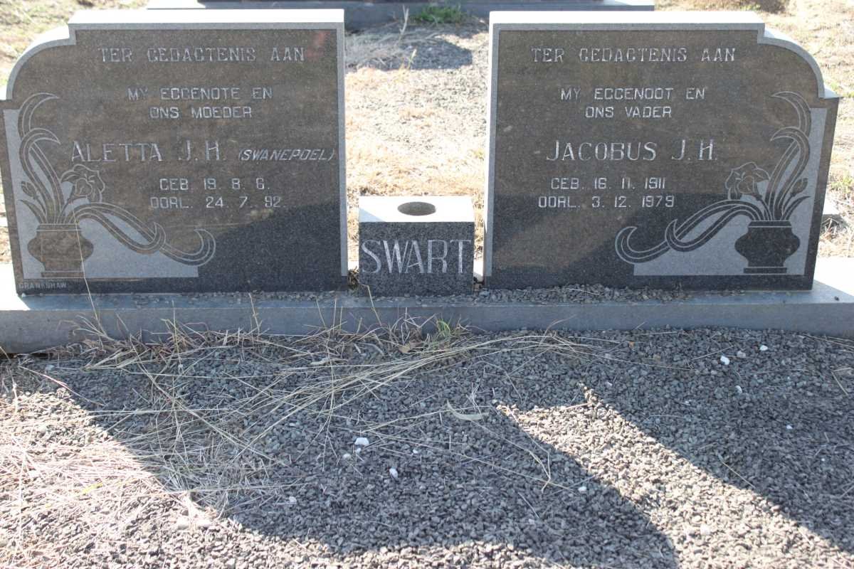 SWART Jacobus J.H. 1911-1979 &amp; Aletta J.H. SWANEPOEL 1906-1992