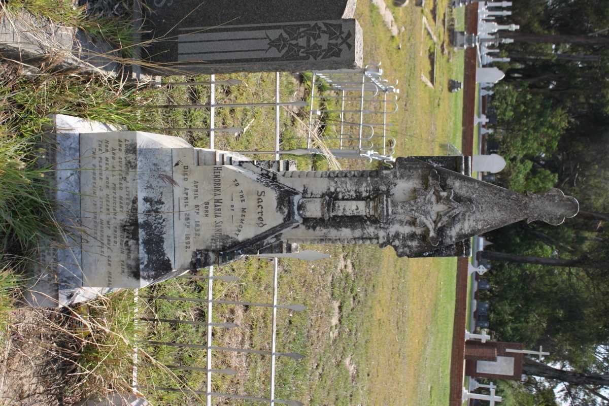 SANDALL Hendrika Maria 1832-1893