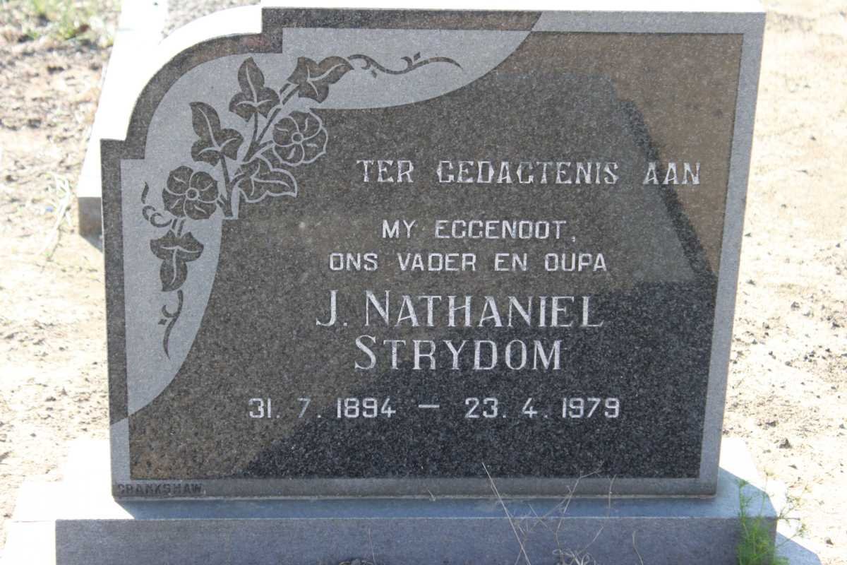 STRYDOM J. Nathaniel 1894-1979