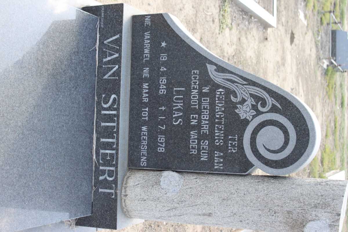 SITTERT Lukas, van 1946-1978