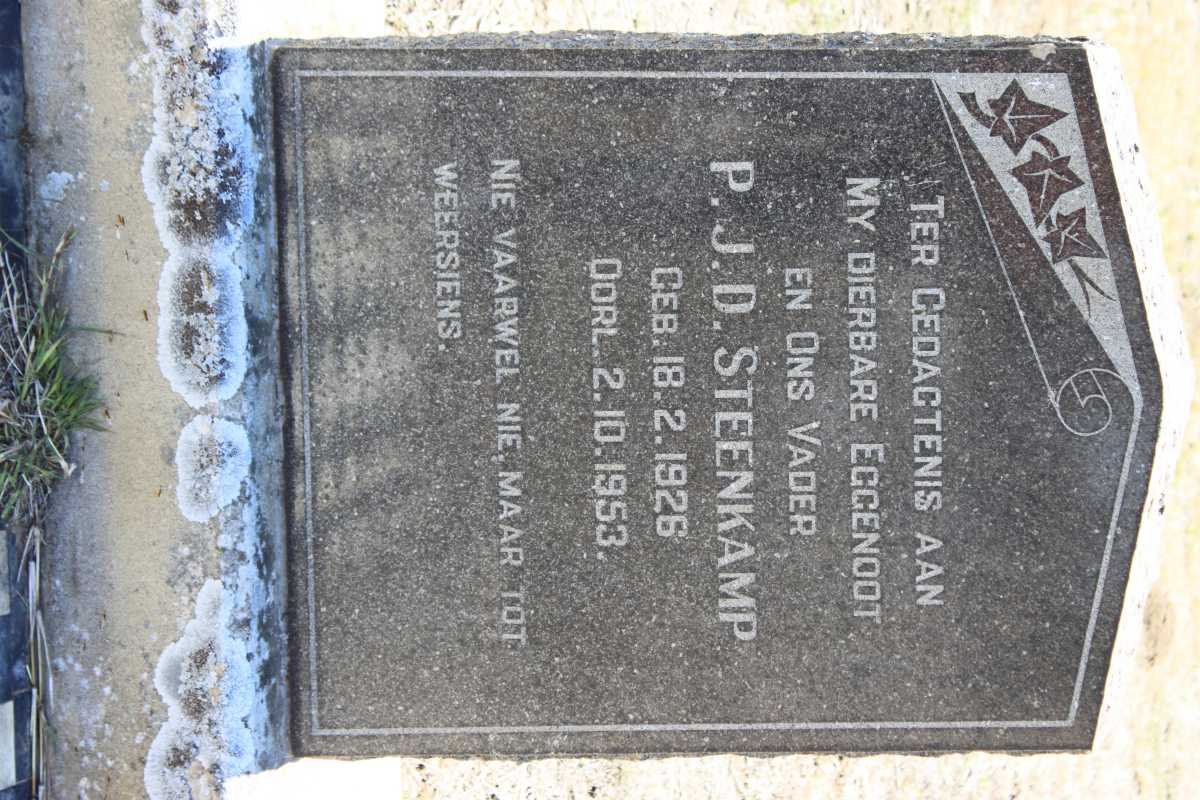 STEENKAMP P.J.D. 1926-1953