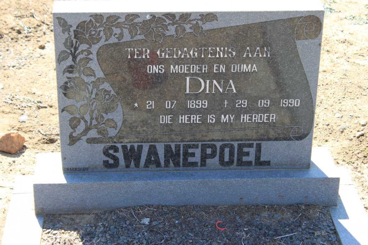 SWANEPOEL Dina 1899-1990