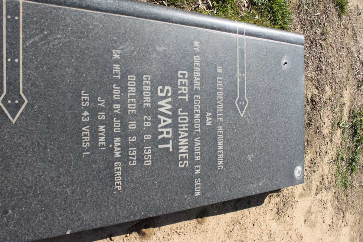 SWART Gert Johannes 1950-1979