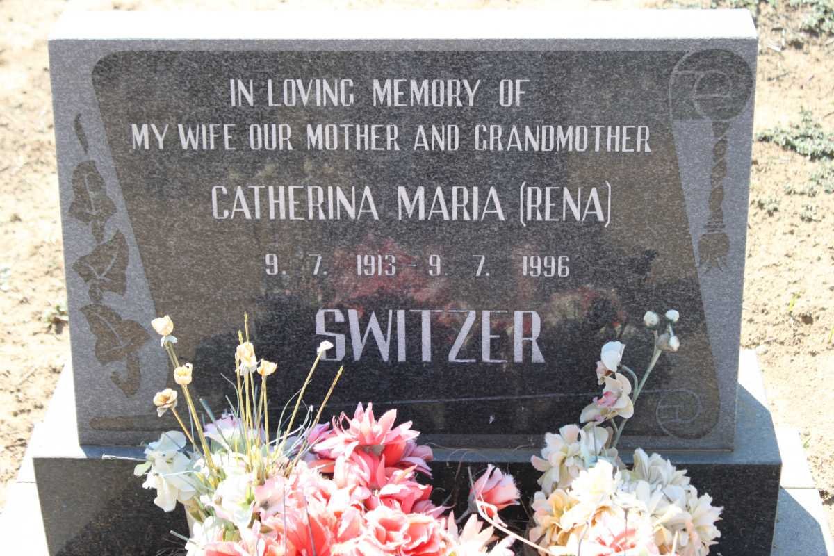 SWITZER Catherina Maria 1913-1996