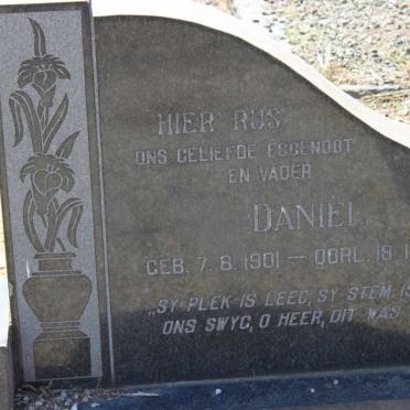 SLABBERT Daniel 1901-1956 &amp; Martha Magdalena SWART 1923-1997