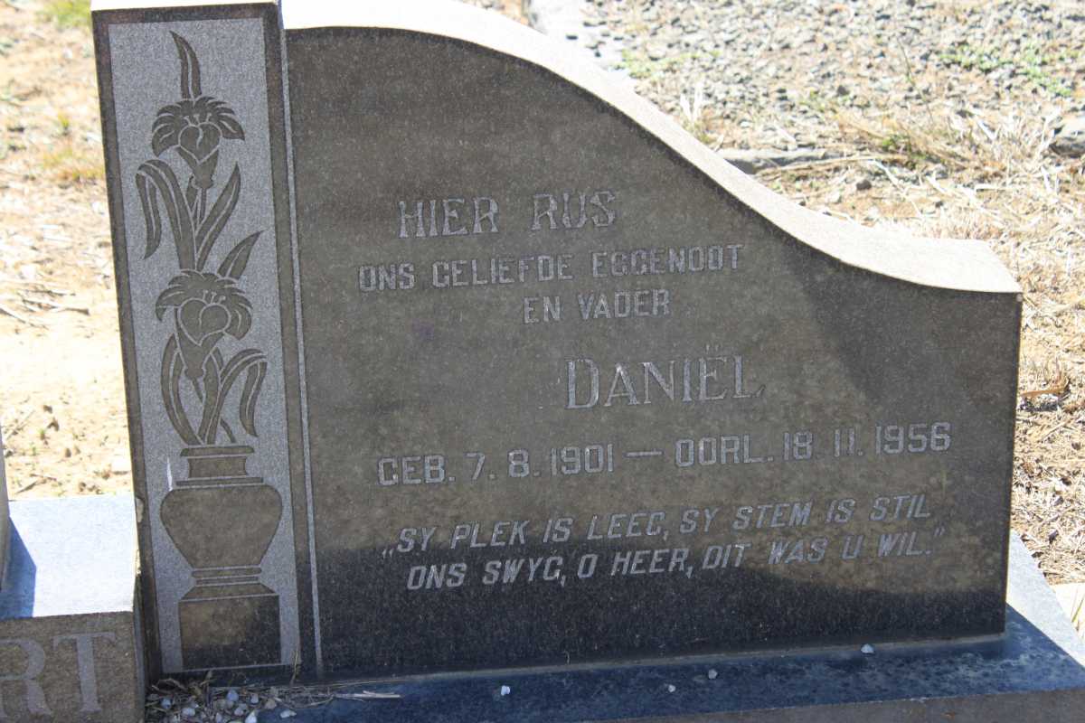 SLABBERT Daniel 1901-1956 &amp; Martha Magdalena SWART 1923-1997