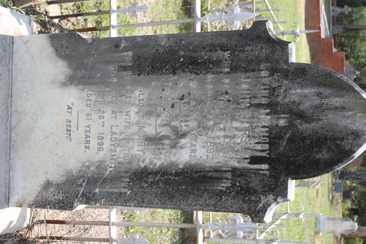 SMITH John ? -1892 &amp; Mary -1896