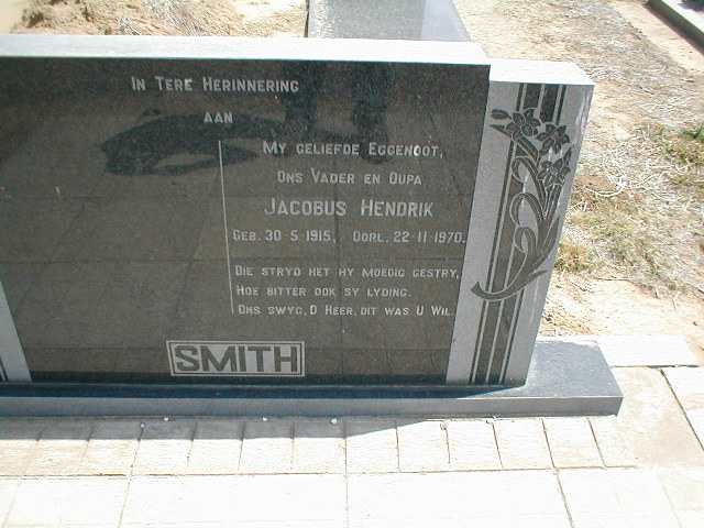 SMITH Jacobus Hendrik 1915-1970