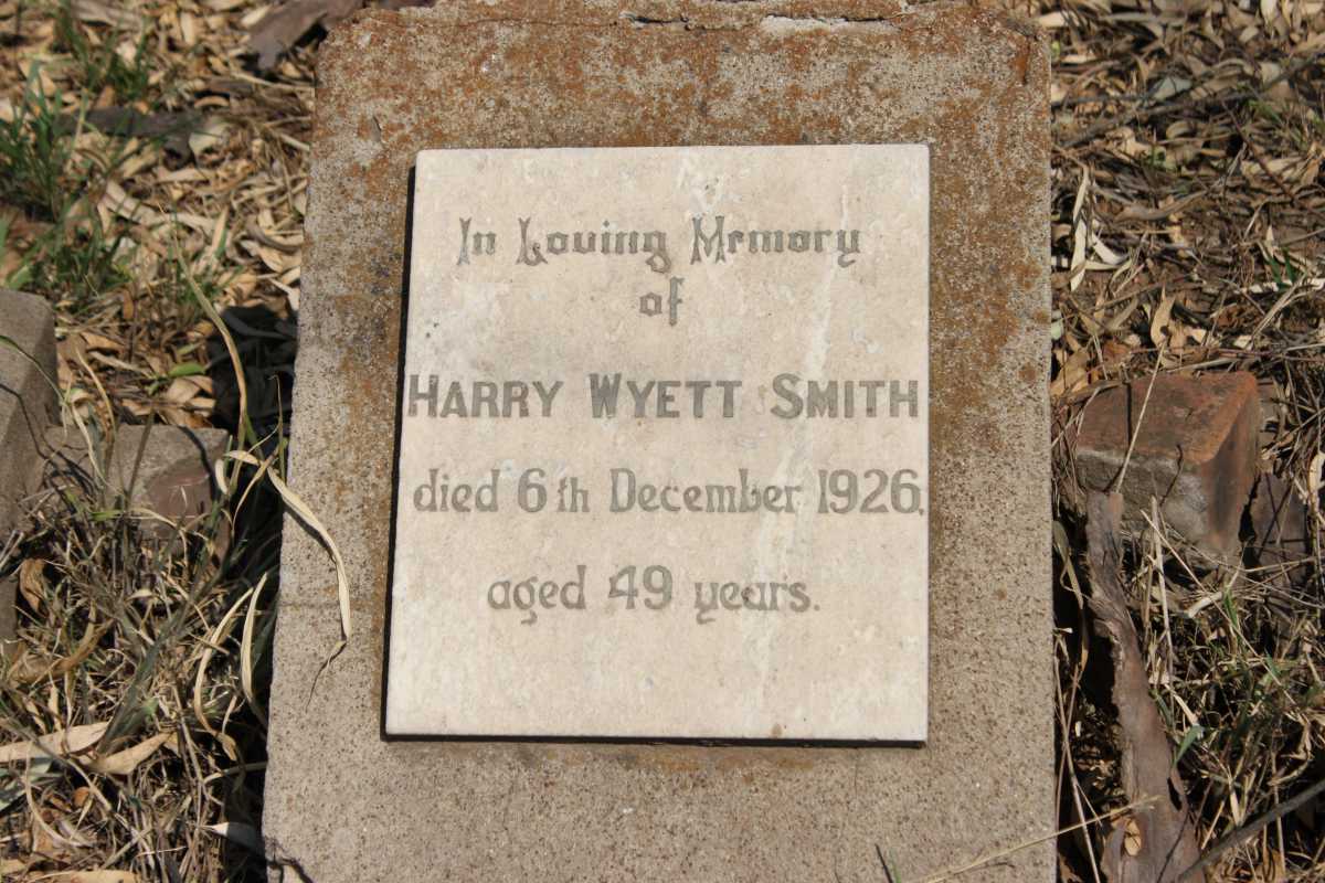 SMITH Harry Wyett -1926