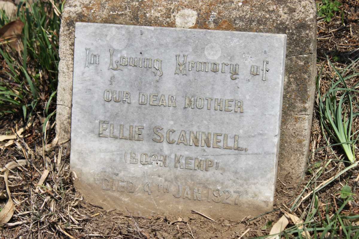 SCANNELL Ellie nee KEMP -1927