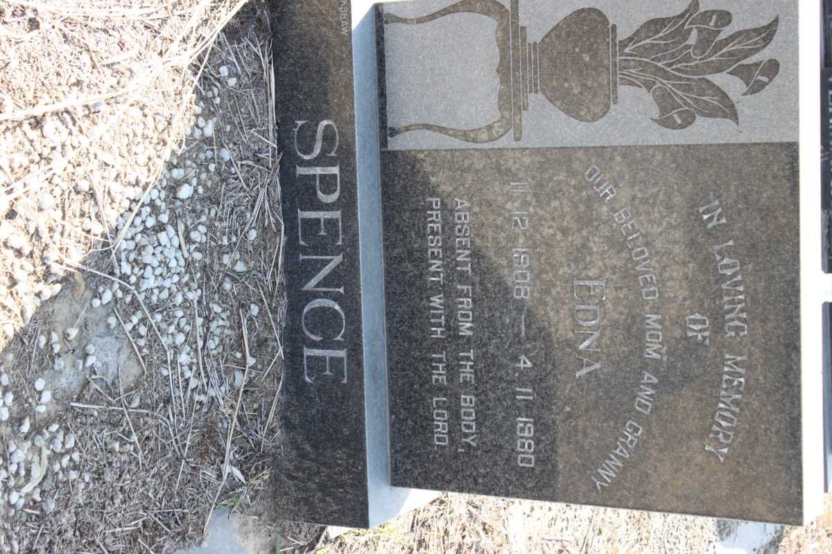 SPENCE Edna 1908-1980