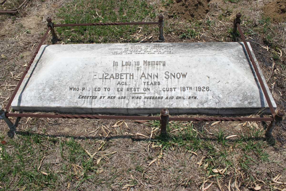 SNOW Elizabeth Ann -1926