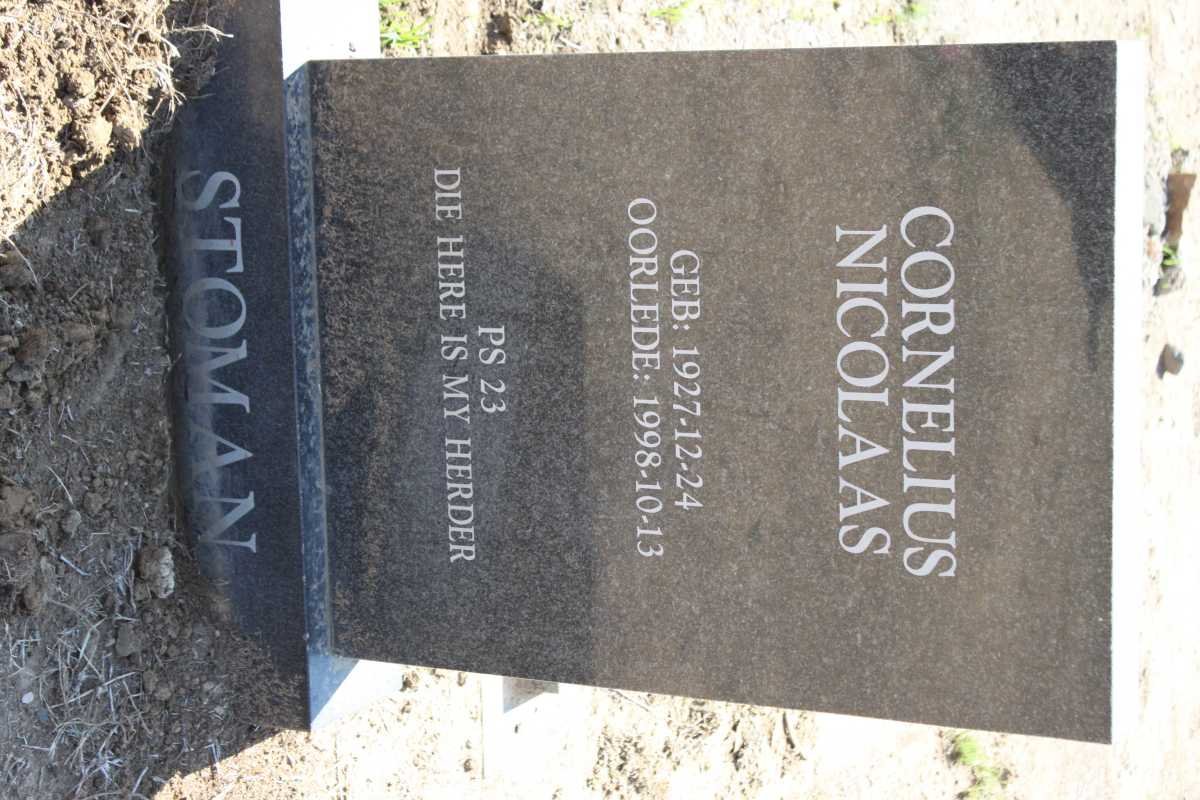 STOMAN Cornelius Nicolaas 1927-1998