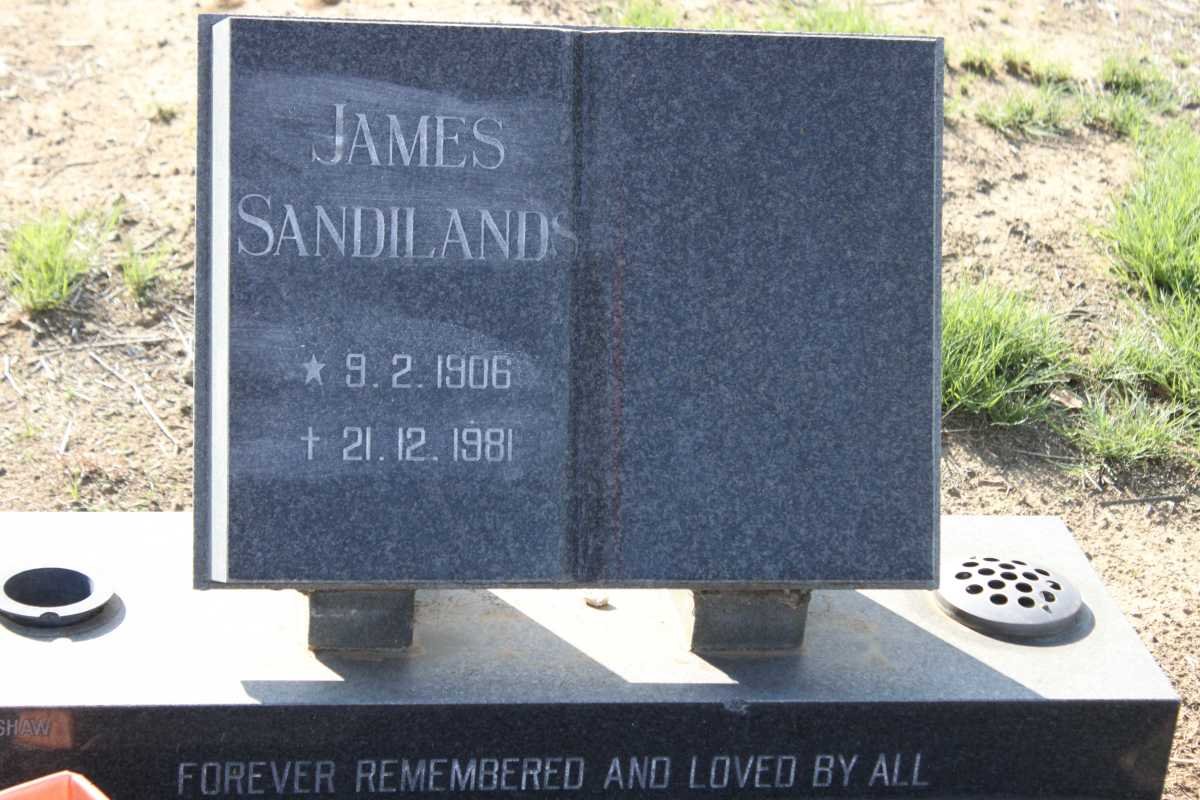 SANDILANDS James 1906-1981