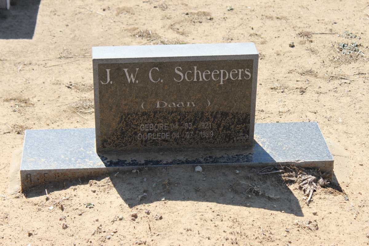 SCHEEPERS J.W.C. 1921-1999