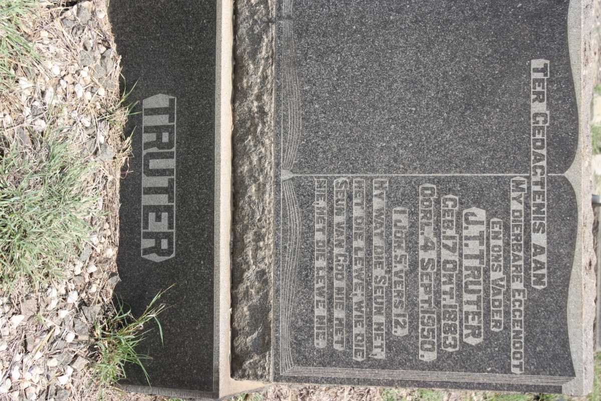 TRUTER J.T. 1883-1950