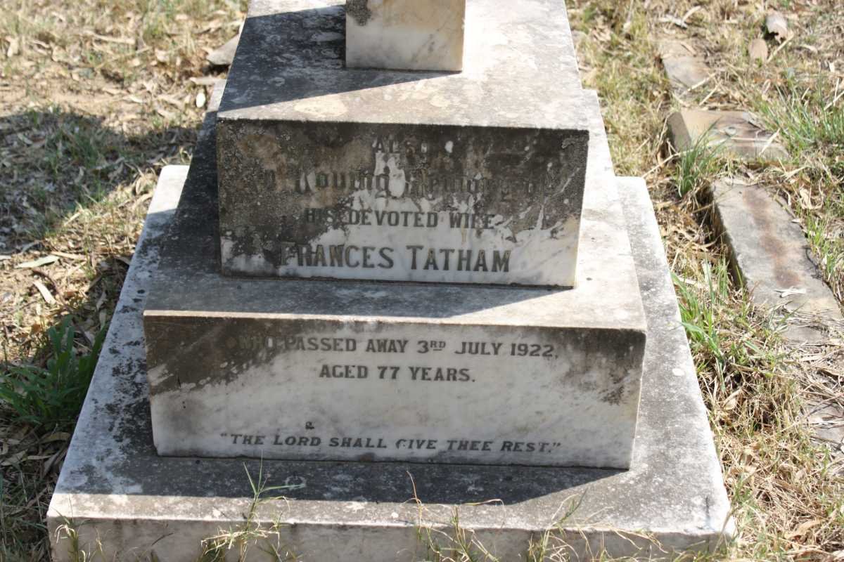 TATHAM Frances -1922