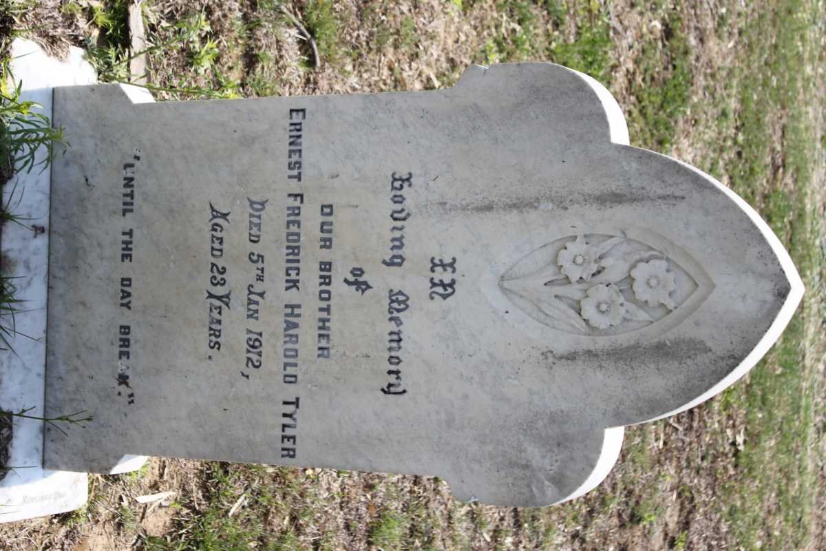 TYLER Ernest Fredrick Harold -1912