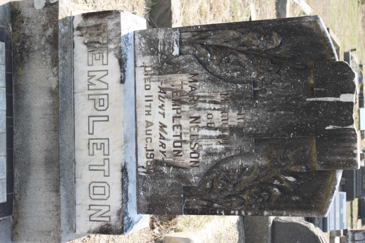 TEMPLETON Mary Nelson -1957