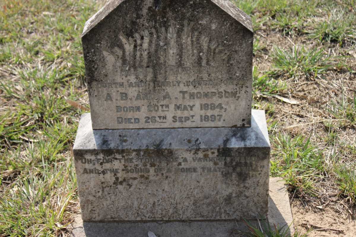 THOMPSON Henry Robert 1884-1897