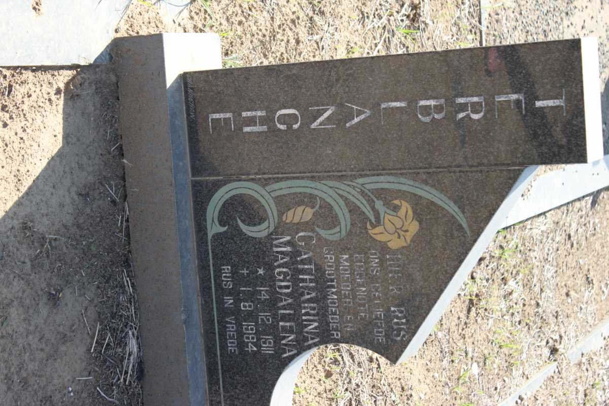 TERBLANCHE Catharina Magdalena 1911-1984