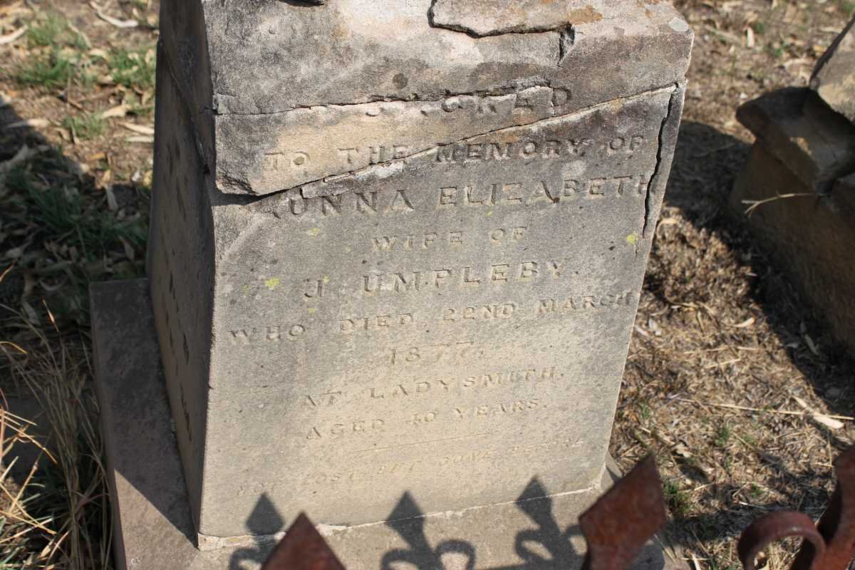 UMPLEBY Donna Elizabeth -1877