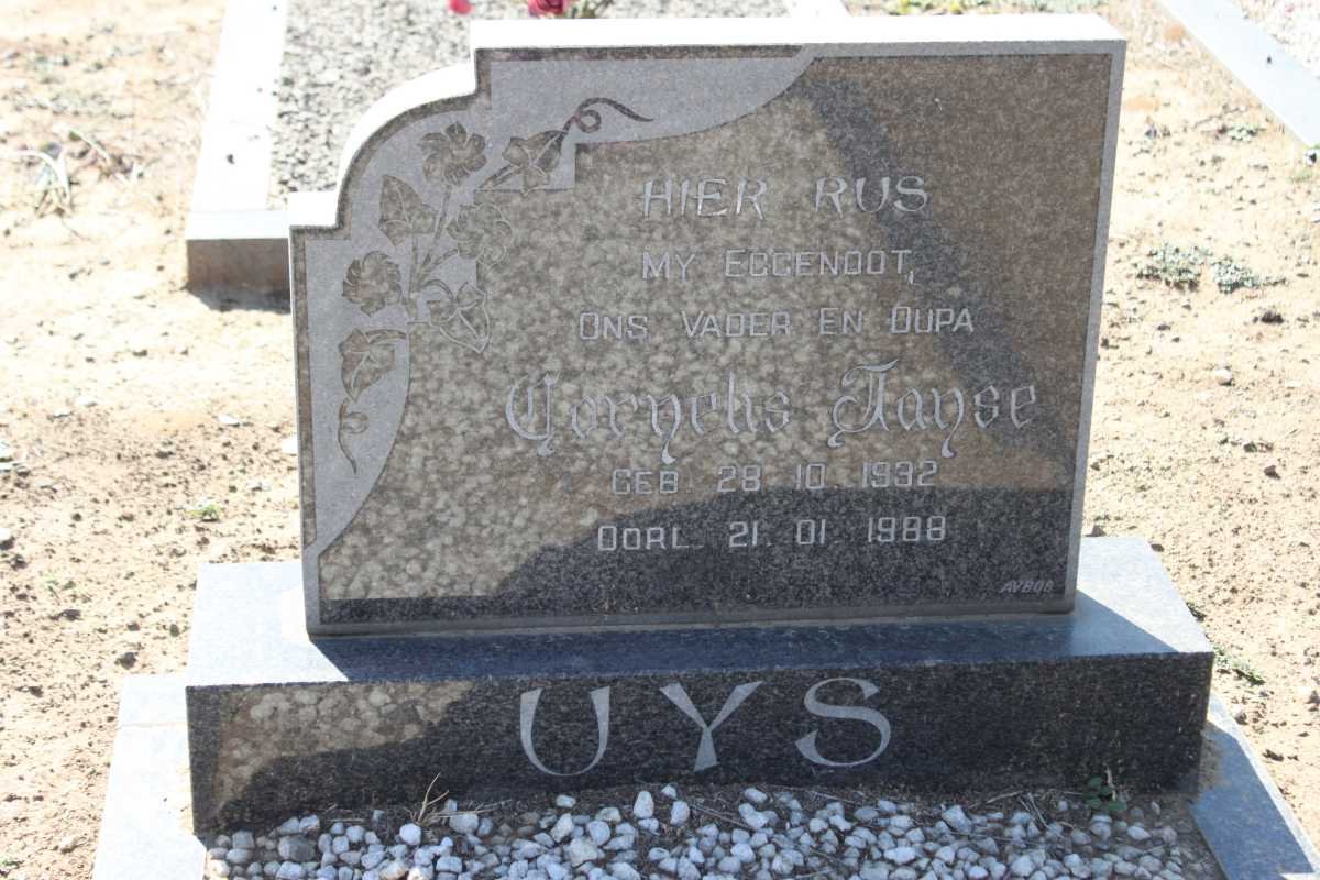 UYS Cornelis Janse 1932-1988
