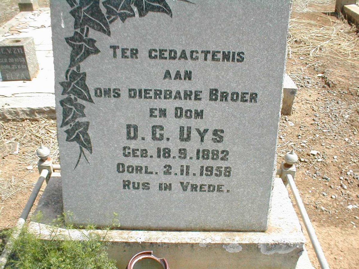 UYS D.C. 1882-1958