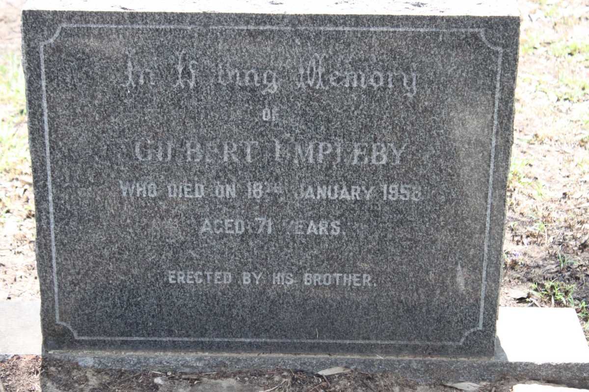UMPLEBY Gilbert -1958