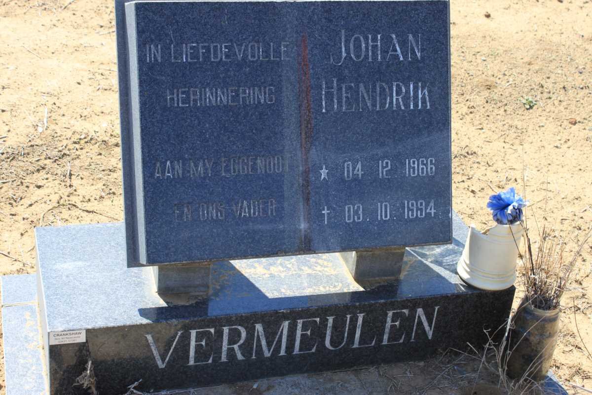 VERMEULEN Johan Hendrik 1966-1994