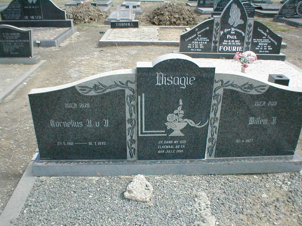 VISAGIE Willem J. 1907-  :: VISAGIE Cornelius J.v.J. 1912-1972