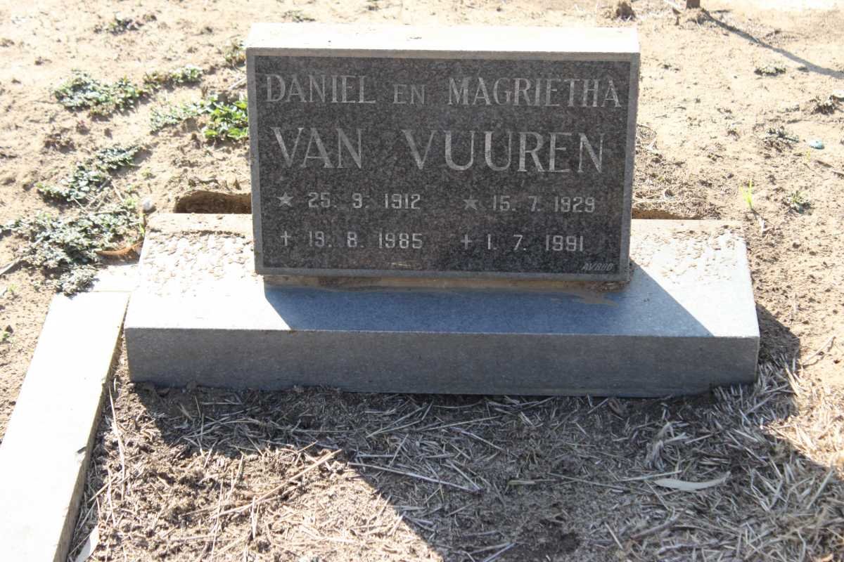 VUUREN Daniel, van 1912-1985 &amp; Magrietha 1929-1991