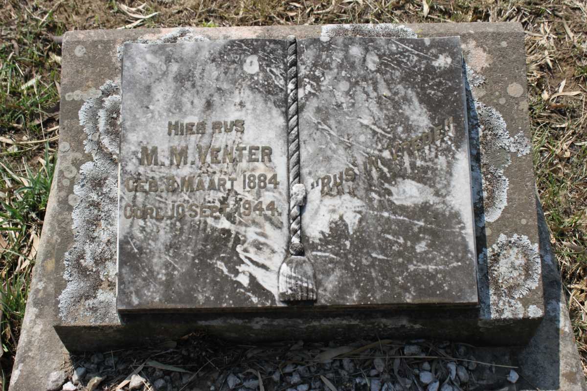 VENTER M.M. 1884-1944