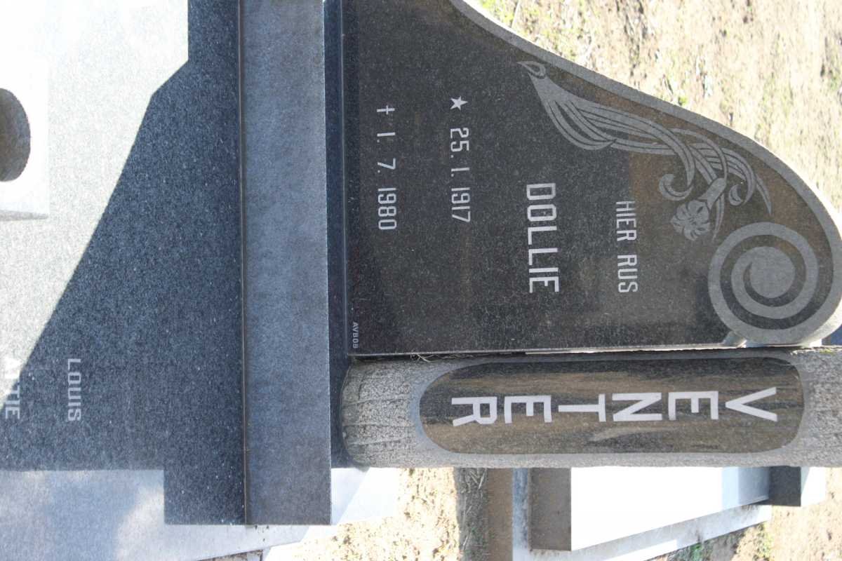 VENTER Dollie 1917-1980