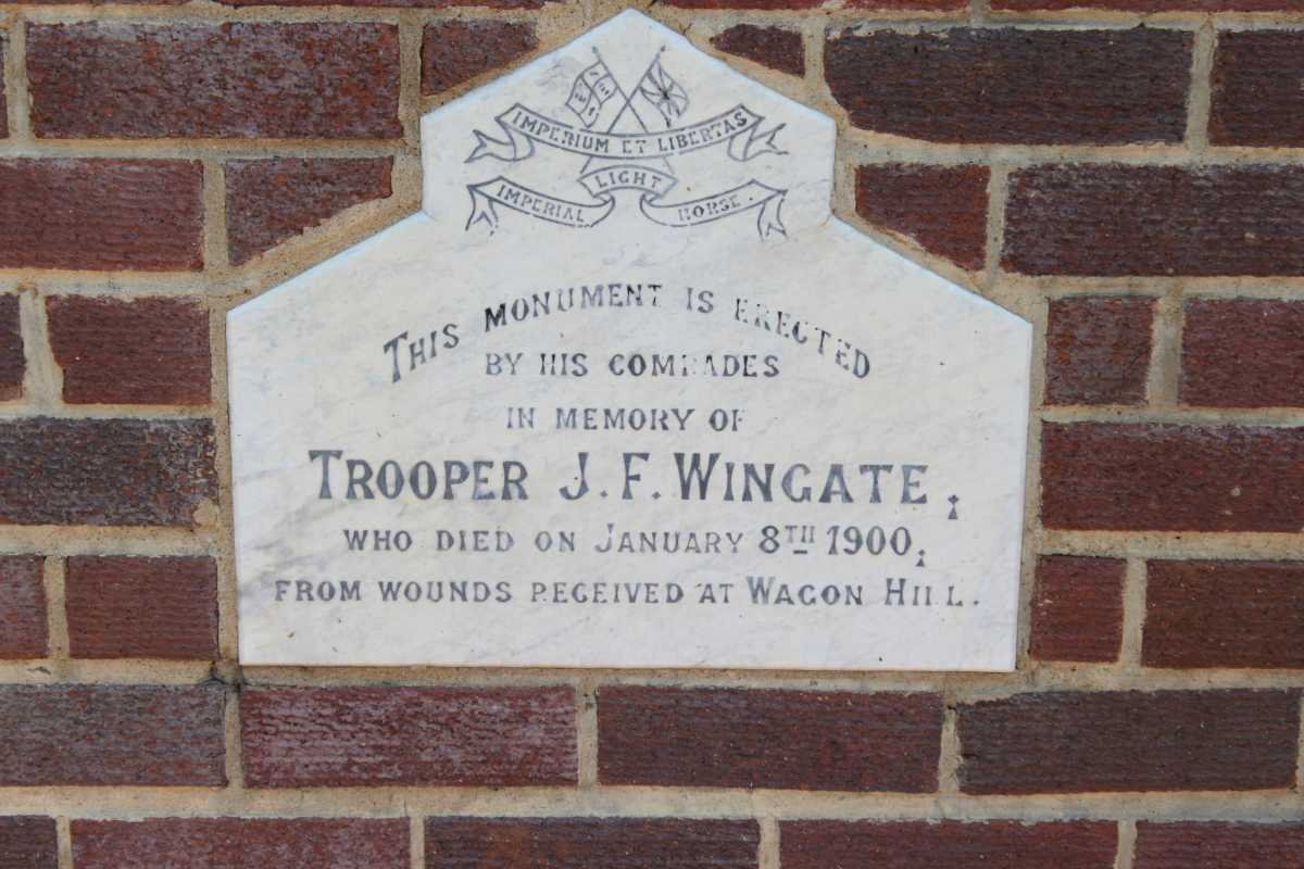 WINGATE J.F. -1900