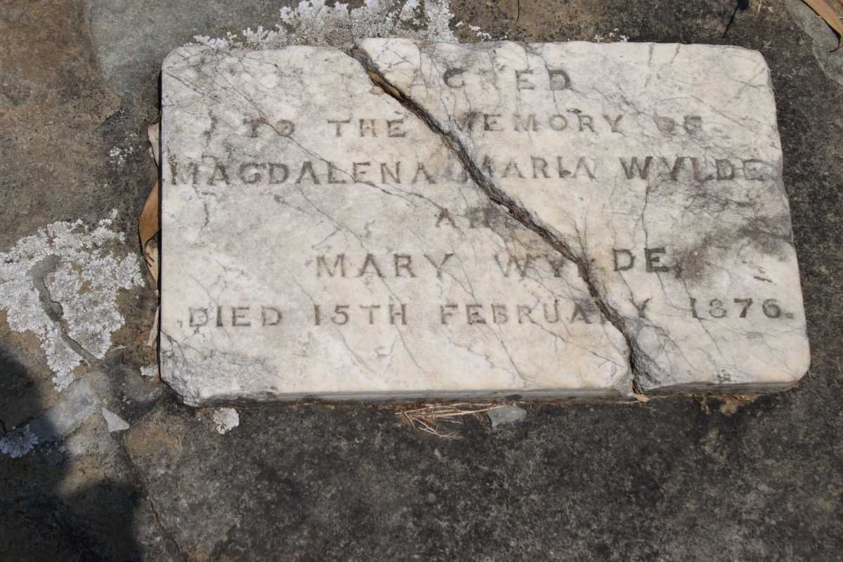 WYLDE Magdalena Maria -1876 :: WYLDE Mary -1876