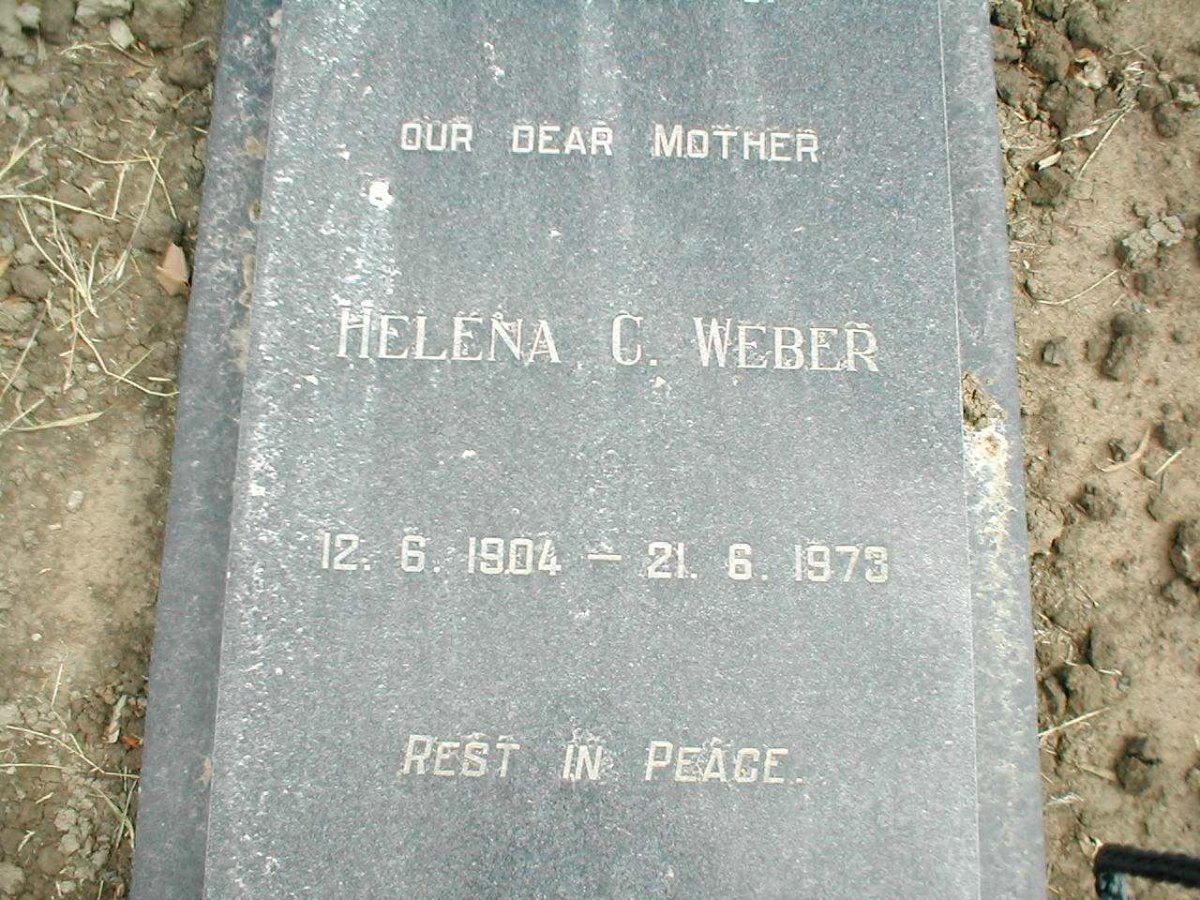 WEBER Helena C. 1904-1973