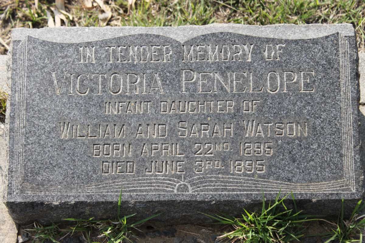 WATSON Victoria Penelope 1895-1895