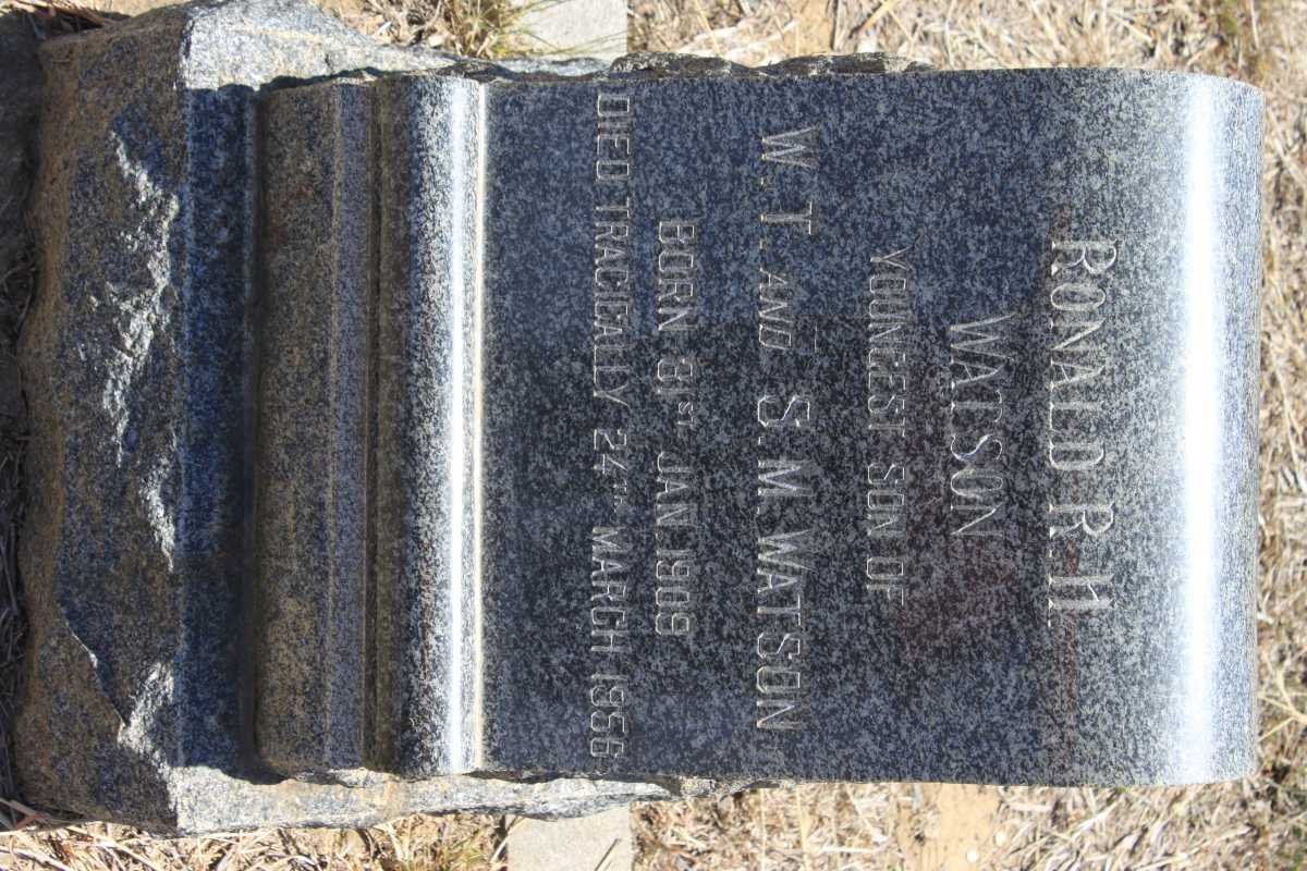 WATSON Ronald R.H. 1909-1956
