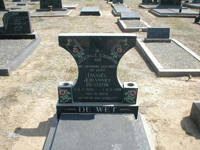 WET Daniel Johannes Hendrik, de 1959-1985
