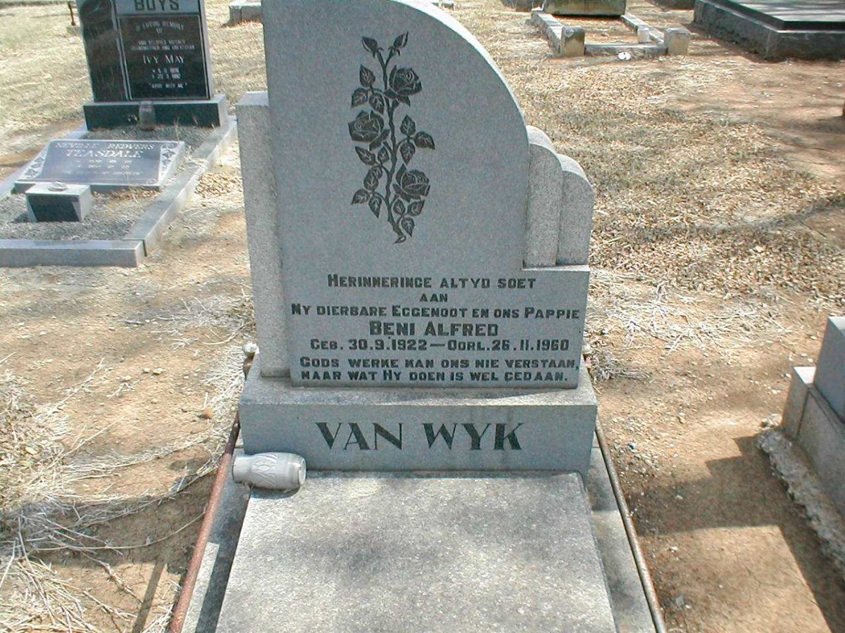 WYK Beni Alfred, van 1922-1960