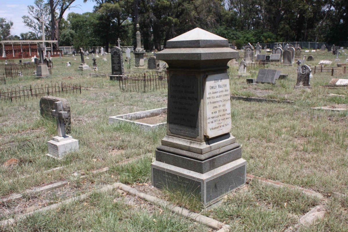 WALTON John Clarke -1888 &amp; Emily -1919