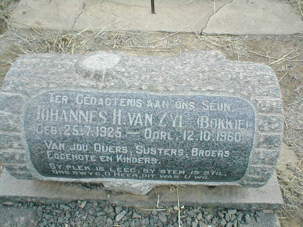 ZYL Johannes H., van 1925-1960