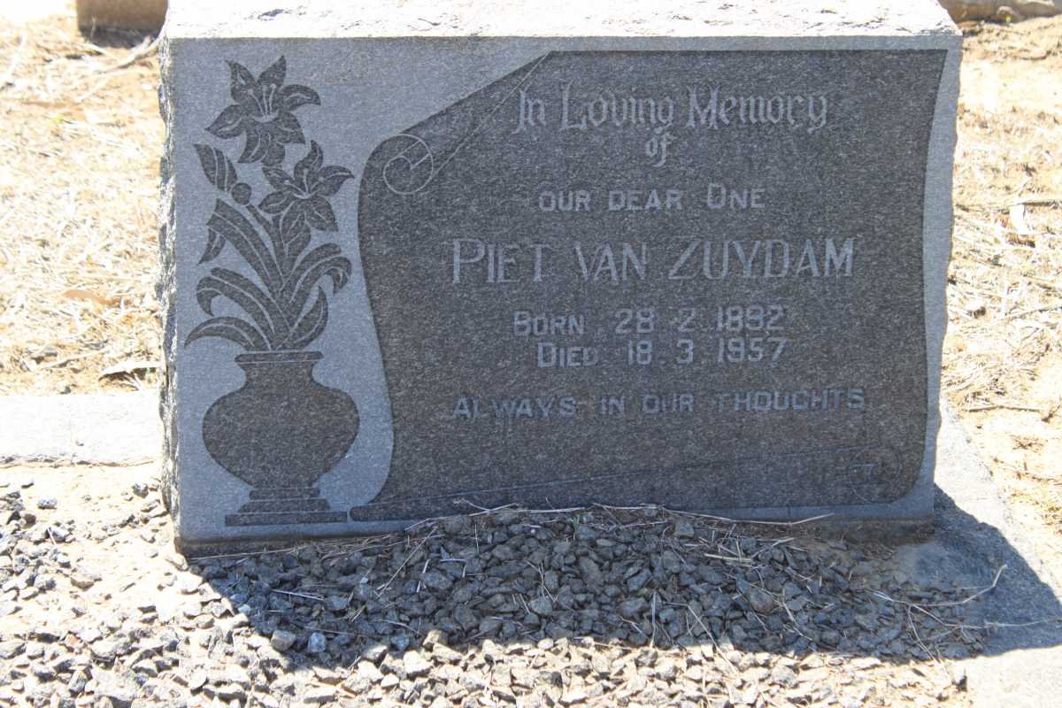 ZUYDAM Piet, van 1892-1957