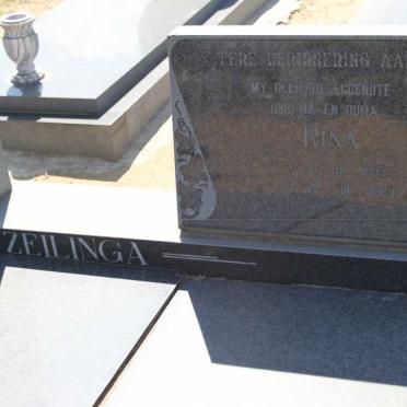 ZEILINGA Ben 1930-1991 &amp; Rina 1933-1989