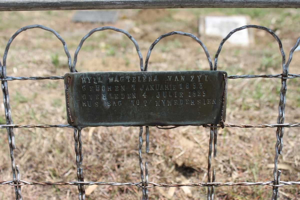 ZYL  Hyla Magtelena, van 1893-1929