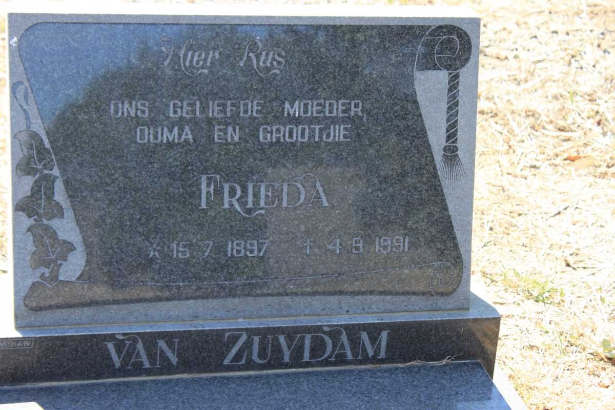 ZUYDAM Frieda, van 1897-1991