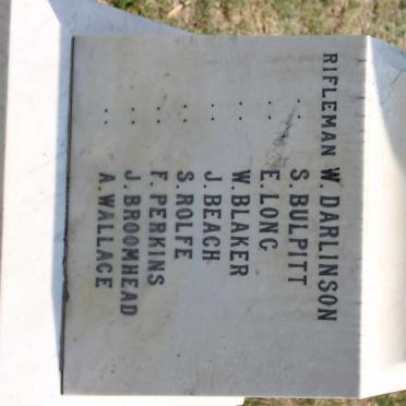 MEMORIAL 2nd BATTALION RIFLE BRIGADE.