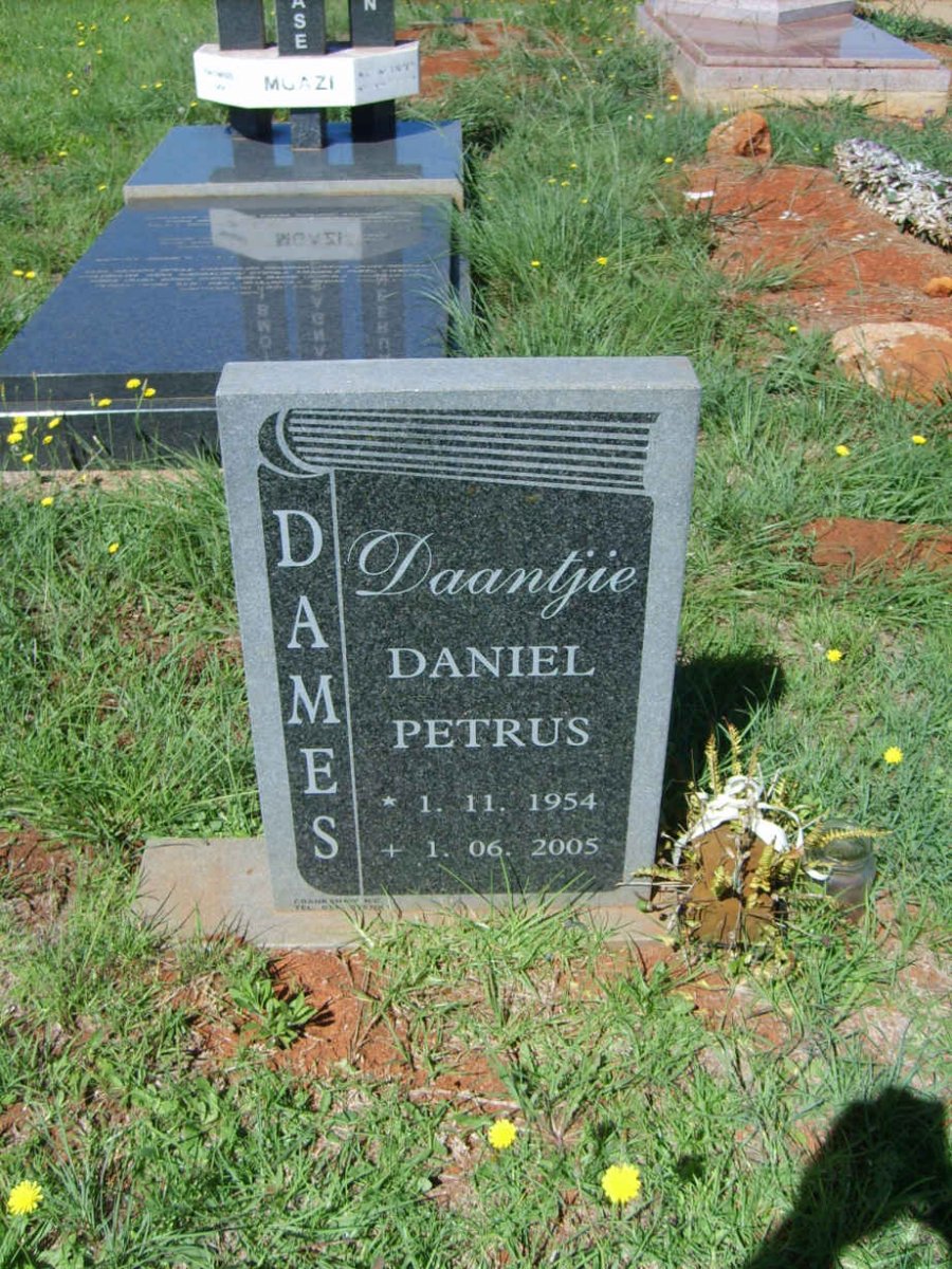 DAMES Daniel Petrus 1954-2005