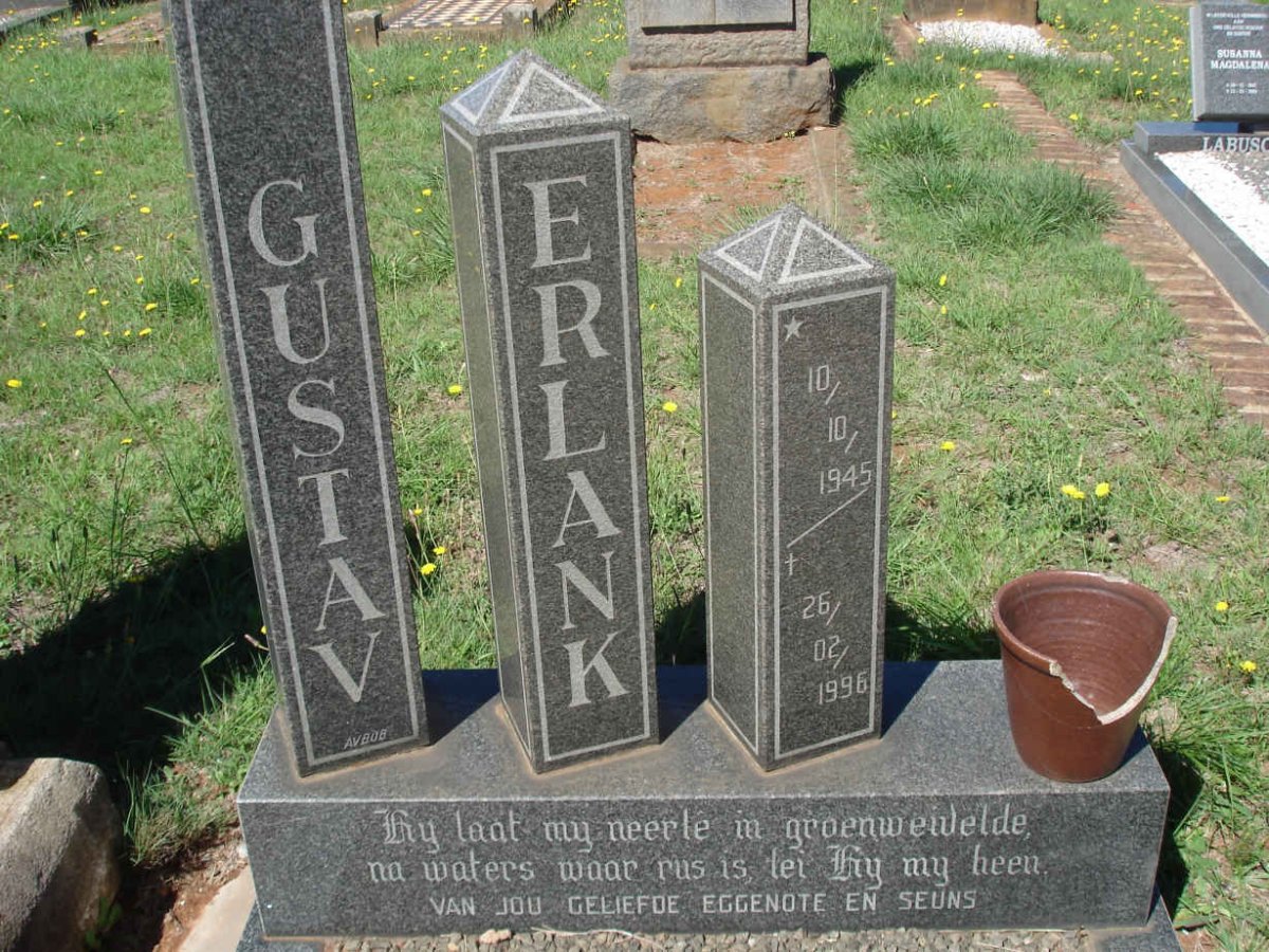 ERLANK Gustav 1945-1996